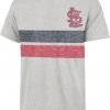 '47 Men's St. Louis Cardinals Gray Bars Franklin T-Shirt -'47 Sales 2022 unnamed file 2209