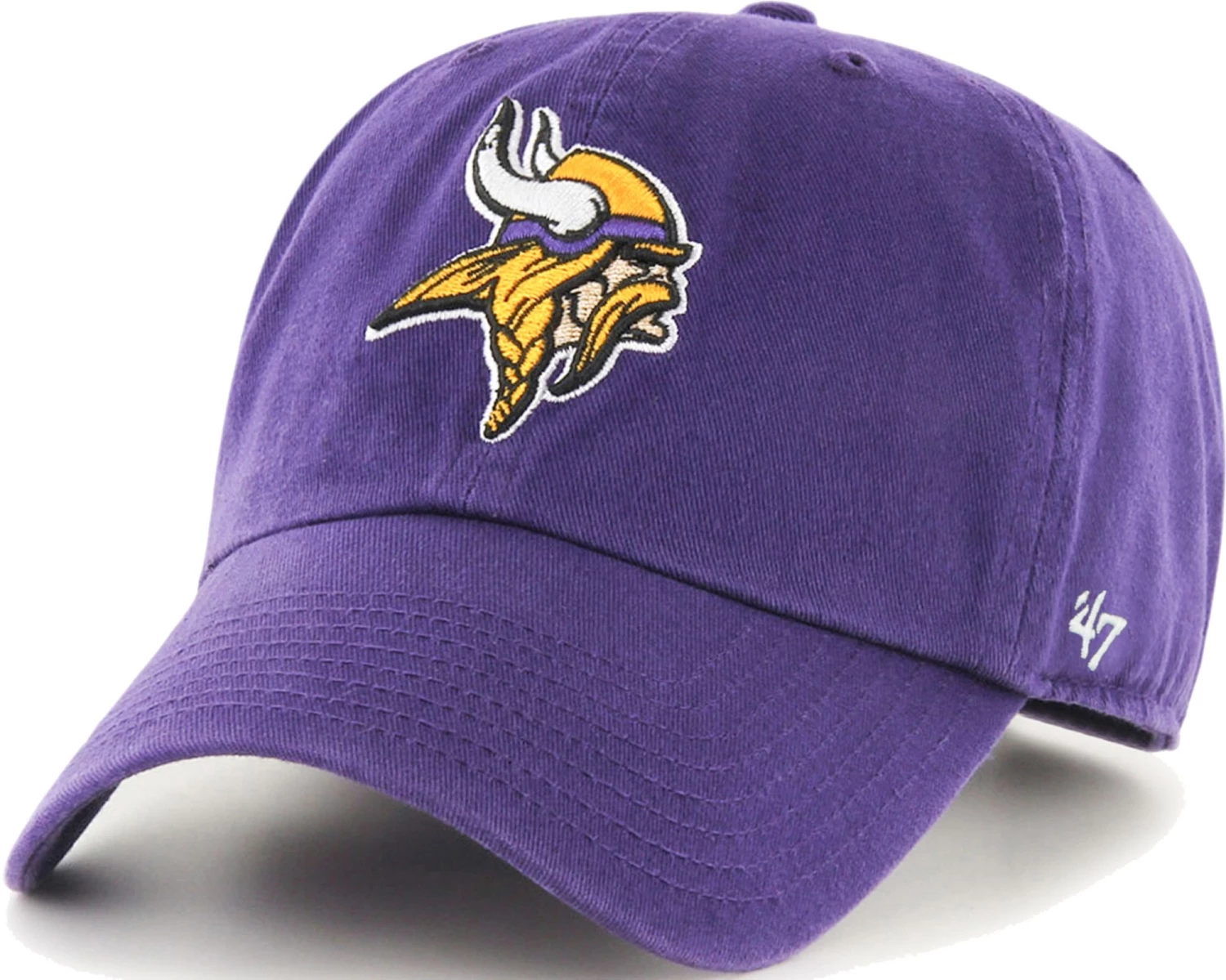 '47 Men's Minnesota Vikings Purple Clean Up Adjustable Hat 3 '47 Men's Minnesota Vikings Purple Clean Up Adjustable Hat