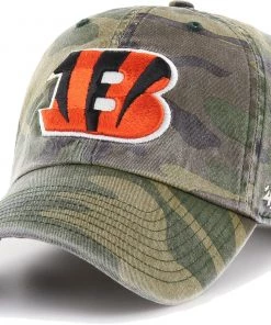 '47 Men's Cincinnati Bengals Camo Adjustable Clean Up Hat