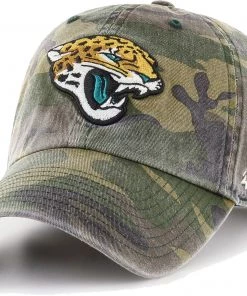 '47 Men's Jacksonville Jaguars Camo Adjustable Clean Up Hat