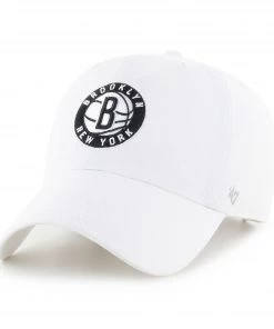 '47 ‘47 Men's Brooklyn Nets White Clean Up Adjustable Hat