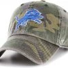 '47 Men's Detroit Lions Camo Adjustable Clean Up Hat -'47 Sales 2022 unnamed file 2238