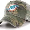'47 Men's Miami Dolphins Camo Adjustable Clean Up Hat -'47 Sales 2022 unnamed file 2240