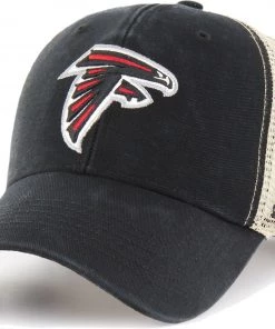 '47 Youth Atlanta Falcons Black Adjustable Flagship MVP Hat For Men