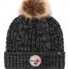 '47 Women's Pittsburgh Steelers Meeko Black Cuffed Knit Hat -'47 Sales 2022 unnamed file 2291