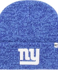 '47 Men's New York Giants Brainfreeze Royal Cuffed Knit