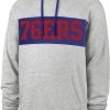 '47 ‘47 Men's Philadelphia 76ers Grey Chest Pass Hoodie -'47 Sales 2022 unnamed file 2305