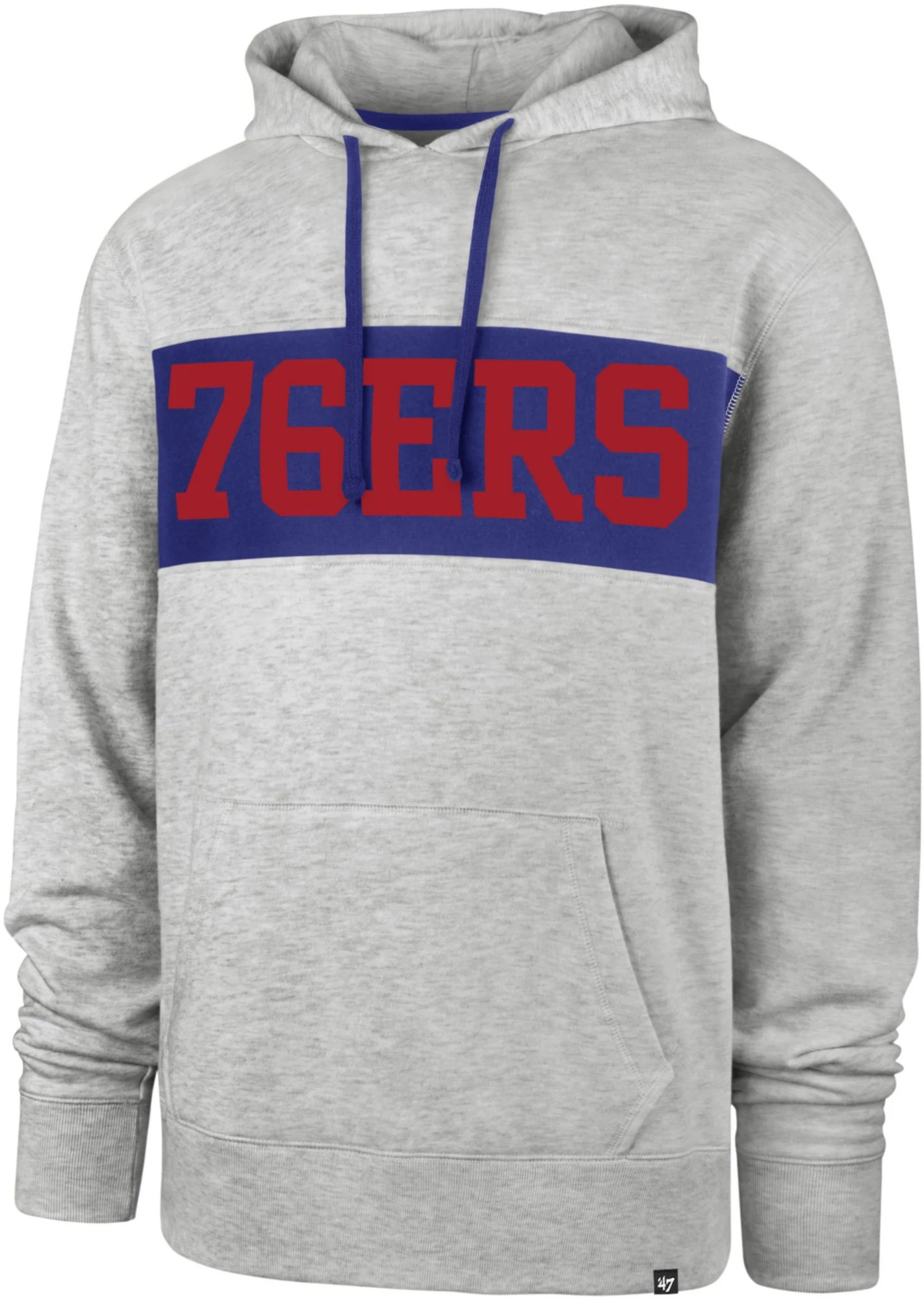 '47 ‘47 Men's Philadelphia 76ers Grey Chest Pass Hoodie 3 '47 ‘47 Men's Philadelphia 76ers Grey Chest Pass Hoodie