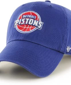 '47 Men's Detroit Pistons Royal Clean Up Adjustable Hat