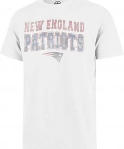 '47 Men's New England Patriots Stadium Wave White T-Shirt