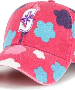 '47 Youth Seattle Mariners Pink Clean Up Adjustable Hat For Girls'