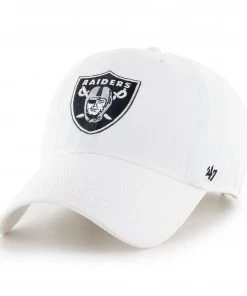 '47 ‘47 Men's Las Vegas Raiders Cleanup White Adjustable Hat