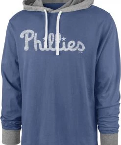 '47 Men's Philadelphia Phillies Blue Domino Hoodie