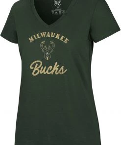 '47 ‘47 Women's Milwaukee Bucks Green Script T-Shirt