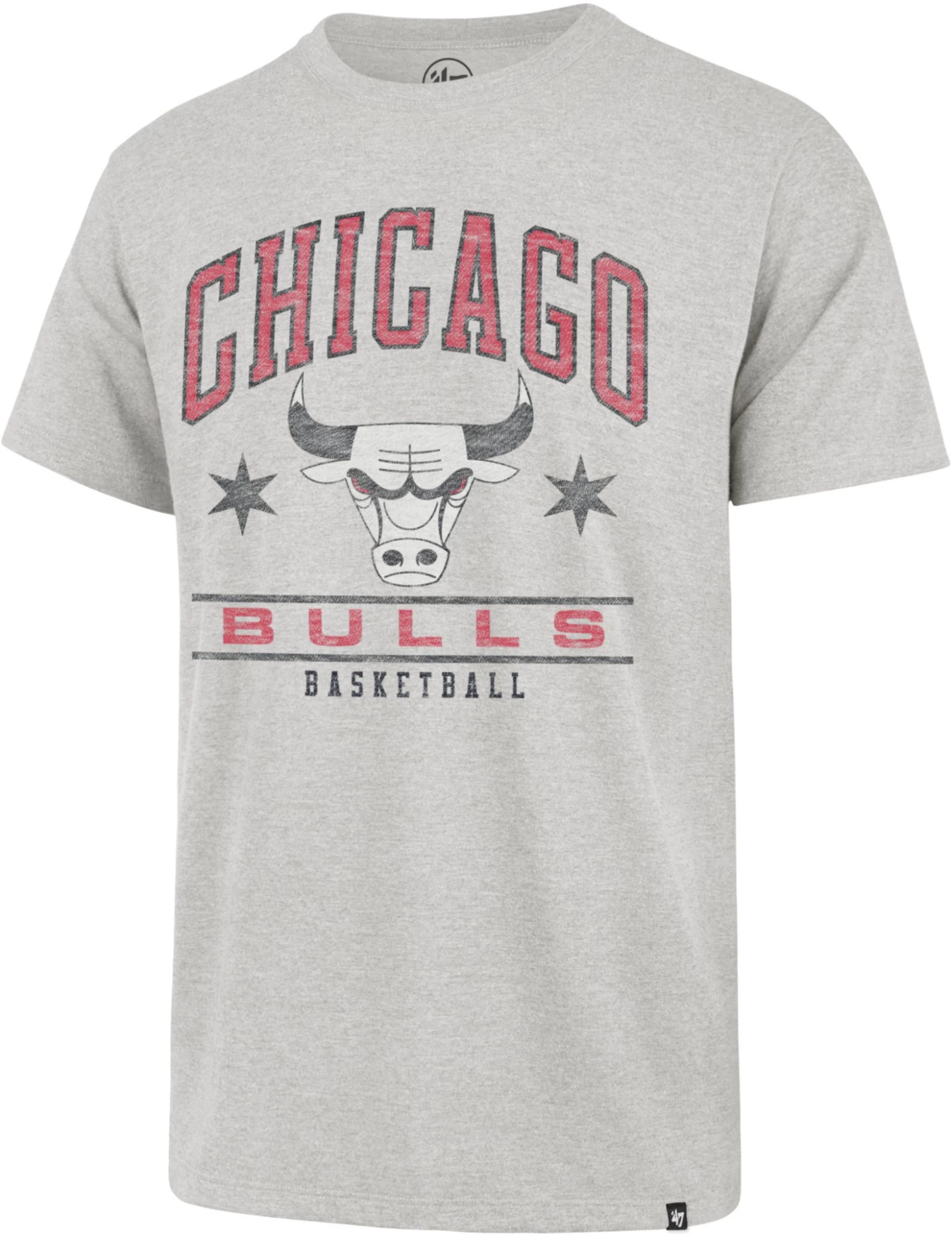 '47 ‘47 Men's Chicago Bulls Grey T-Shirt 3 '47 ‘47 Men's Chicago Bulls Grey T-Shirt