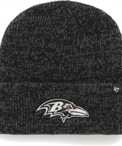 '47 Men's Baltimore Ravens Black Brainfreeze Knit