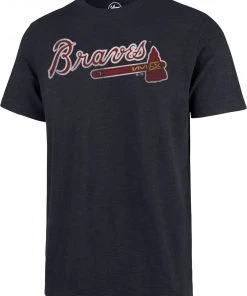 '47 ‘47 Men's Atlanta Braves Navy Scrum T-Shirt
