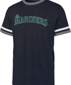 '47 Men's Seattle Mariners Blue Ringer T-Shirt