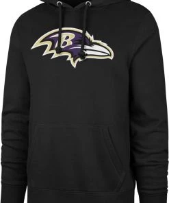 '47 Men's Baltimore Ravens Headline Black Hoodie