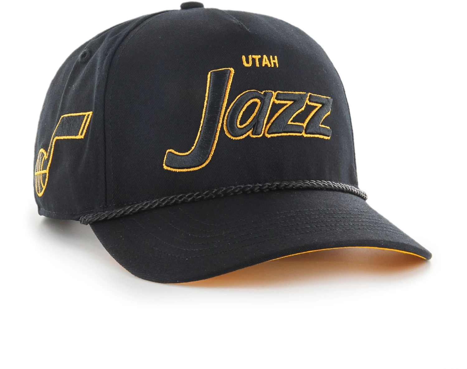'47 ‘47 Men's Utah Jazz Black Adjustable Hat 5 '47 ‘47 Men's Utah Jazz Black Adjustable Hat - Image 3