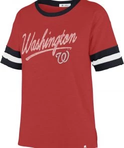 '47 Women's Washington Nationals Red Dani T-Shirt