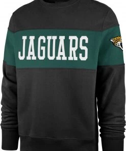 '47 ‘47 Men's Jacksonville Jaguars Interstate Crew Black Sweatshirt