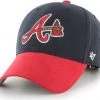 '47 Youth Atlanta Braves Basic Navy Adjustable Hat For Girls'