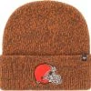 '47 Men's Cleveland Browns Brainfreeze Brown Cuffed Knit -'47 Sales 2022 unnamed file 386