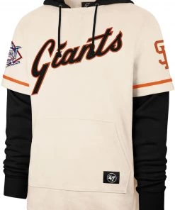 '47 Men's San Francisco Giants Cream Trifecta Hoodie