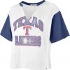 '47 Women's Texas Rangers Tan Dolly Cropped T-Shirt -'47 Sales 2022 unnamed file 412