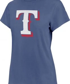 '47 Women's Texas Rangers Blue Premuim Frankie T-Shirt