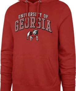 '47 ‘47 Men's Georgia Bulldogs Red Headline Pullover Hoodie