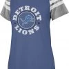 '47 Women's Detroit Lions Static Blue Raglan T-Shirt -'47 Sales 2022 unnamed file 433