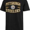 '47 Men's Pittsburgh Steelers Black Offset Scrum T-Shirt