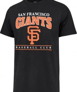 '47 Men's San Francisco Giants Black Franklin T-Shirt