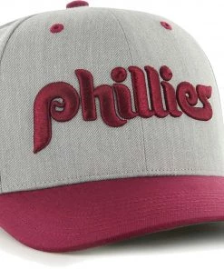 '47 Men's Philadelphia Phillies Gray Flyout Adjustable Hat
