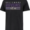 '47 Men's Baltimore Ravens Black Stripe Franklin T-Shirt -'47 Sales 2022 unnamed file 498