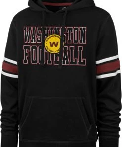 '47 Men's Washington Football Team Black Stripe Hoodie