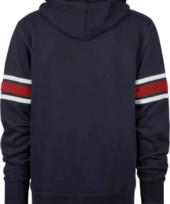 '47 Men's New England Patriots Navy Stripe Hoodie -'47 Sales 2022 unnamed file 573