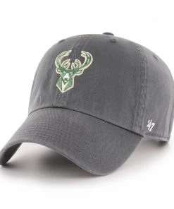 '47 ‘47 Milwaukee Bucks Grey Clean Up Adjustable Hat For Men