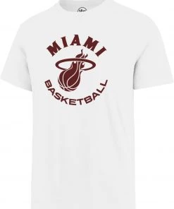 '47 Miami Heat White Logo T-Shirt For Women