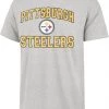 '47 ‘47 Men's Pittsburgh Steelers Franklin Arch Grey T-Shirt -'47 Sales 2022 unnamed file 625