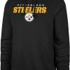 '47 Men's Pittsburgh Steelers Traction Headline Black Hoodie