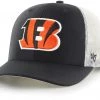 '47 Men's Cincinnati Bengals Black Adjustable Trucker Hat -'47 Sales 2022 unnamed file 655