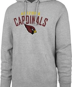 '47 Men's Arizona Cardinals Headline Grey Pullover Hoodie