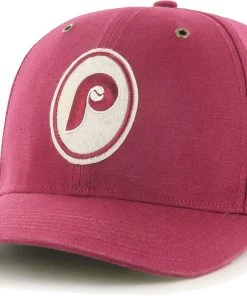 '47 Men's Philadelphia Phillies Red Backtrack Adjustable Hat