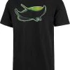 '47 Men's Tampa Bay Rays Black Scrum T-Shirt
