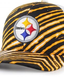 '47 Men's Pittsburgh Steelers Zubaz Black Trucker Hat