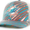 '47 Men's Miami Dolphins Zubaz Aqua Trucker Hat -'47 Sales 2022 unnamed file 707