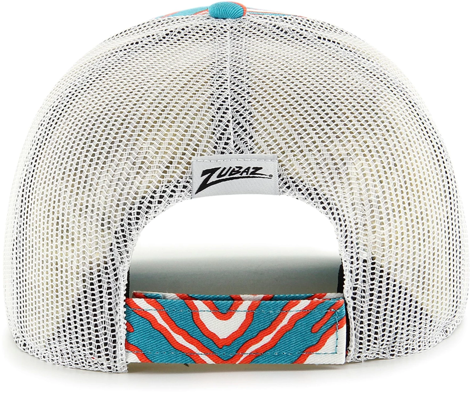 '47 Men's Miami Dolphins Zubaz Aqua Trucker Hat 4 '47 Men's Miami Dolphins Zubaz Aqua Trucker Hat - Image 2